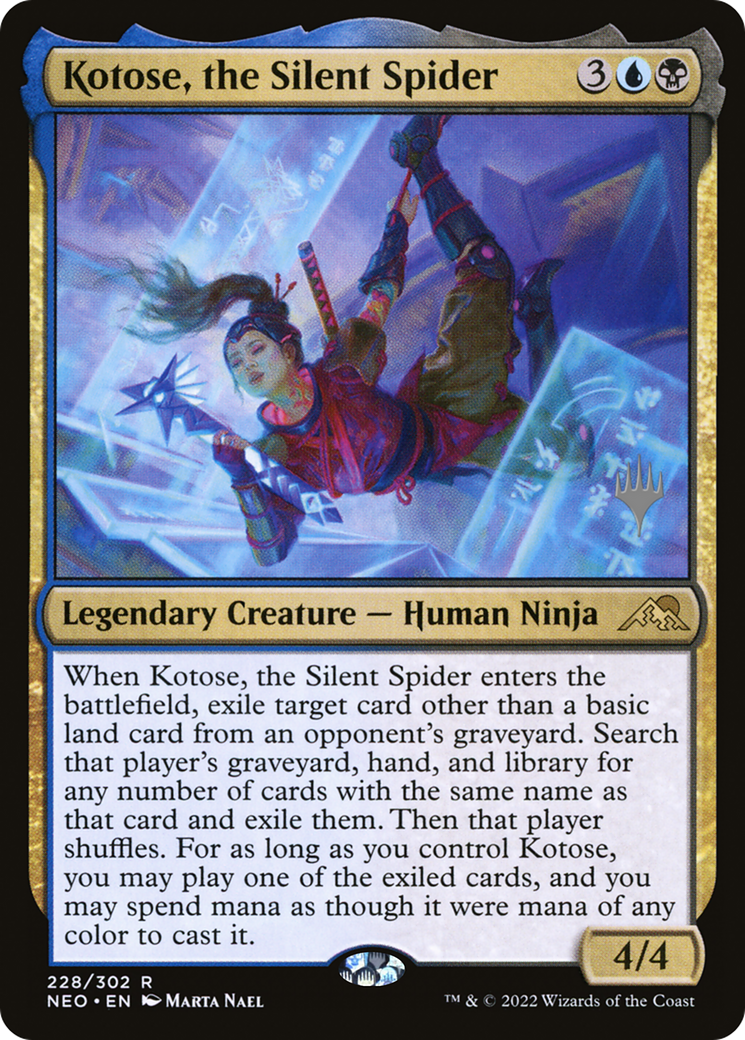 Kotose, the Silent Spider (Promo Pack) [Kamigawa: Neon Dynasty Promos]-1