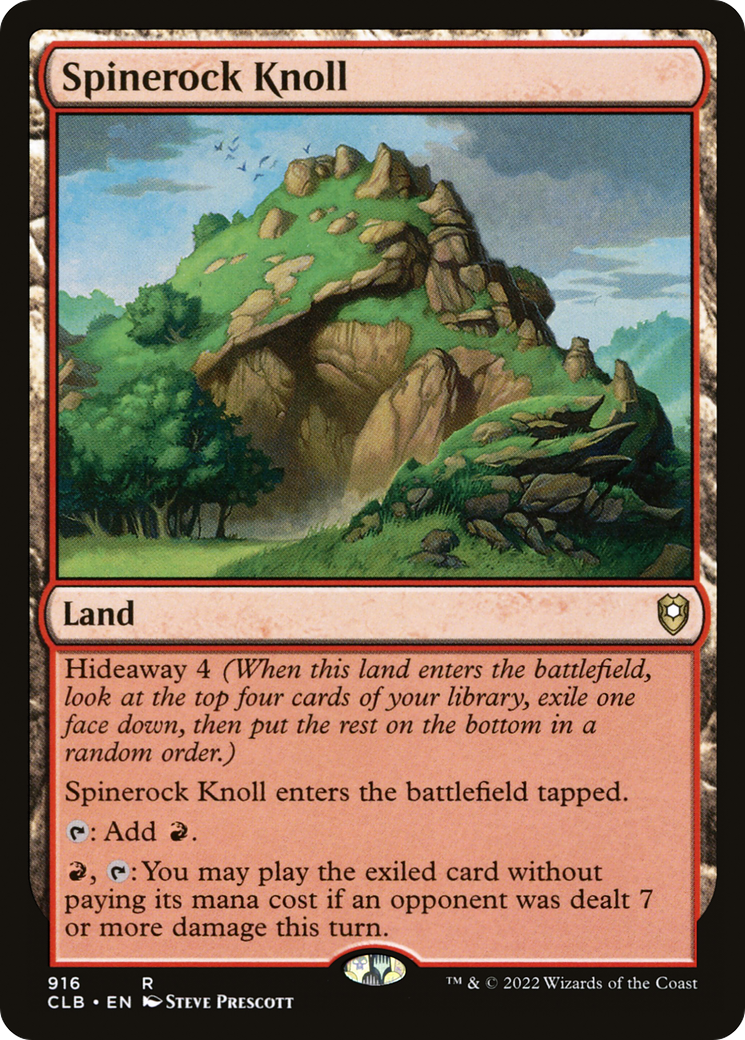 Spinerock Knoll [Commander Legends: Battle for Baldur's Gate]-1