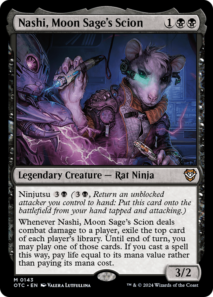 Nashi, Moon Sage's Scion [Outlaws of Thunder Junction Commander]-1