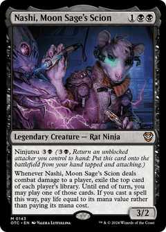 Nashi, Moon Sage's Scion [Outlaws of Thunder Junction Commander]-1
