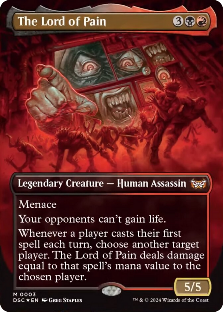 The Lord of Pain (Borderless) [Duskmourn: House of Horror Commander]-1