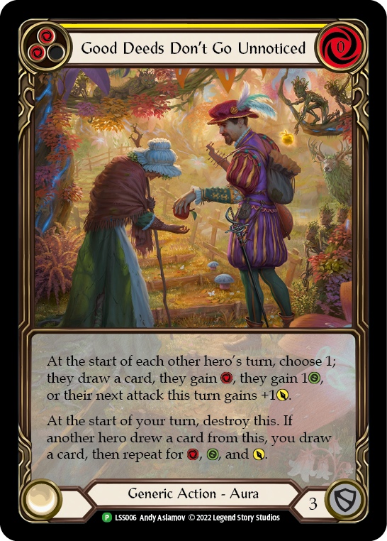 Good Deeds Don't Go Unnoticed [LSS006] (Promo)  Rainbow Foil-1