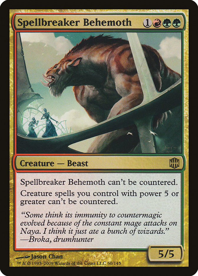 Spellbreaker Behemoth (Oversized) [Oversize Cards]-1