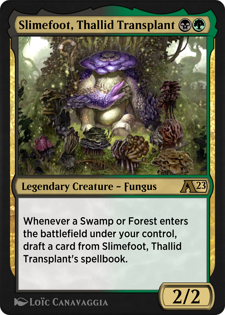 Slimefoot, Thallid Transplant (YDMU-026) - Alchemy: Dominaria-1