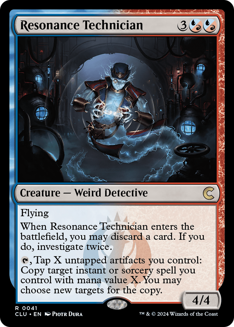 Resonance Technician [Ravnica: Clue Edition]-1