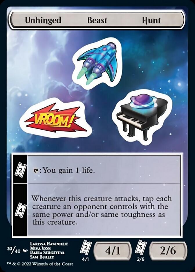 Unhinged Beast Hunt [Unfinity Stickers]-1