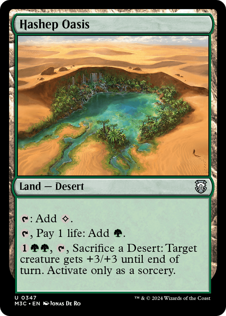 Hashep Oasis [Modern Horizons 3 Commander]-1