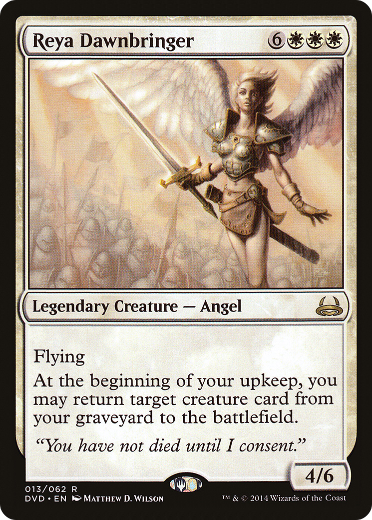 Reya Dawnbringer (Divine vs. Demonic) [Duel Decks Anthology]-1
