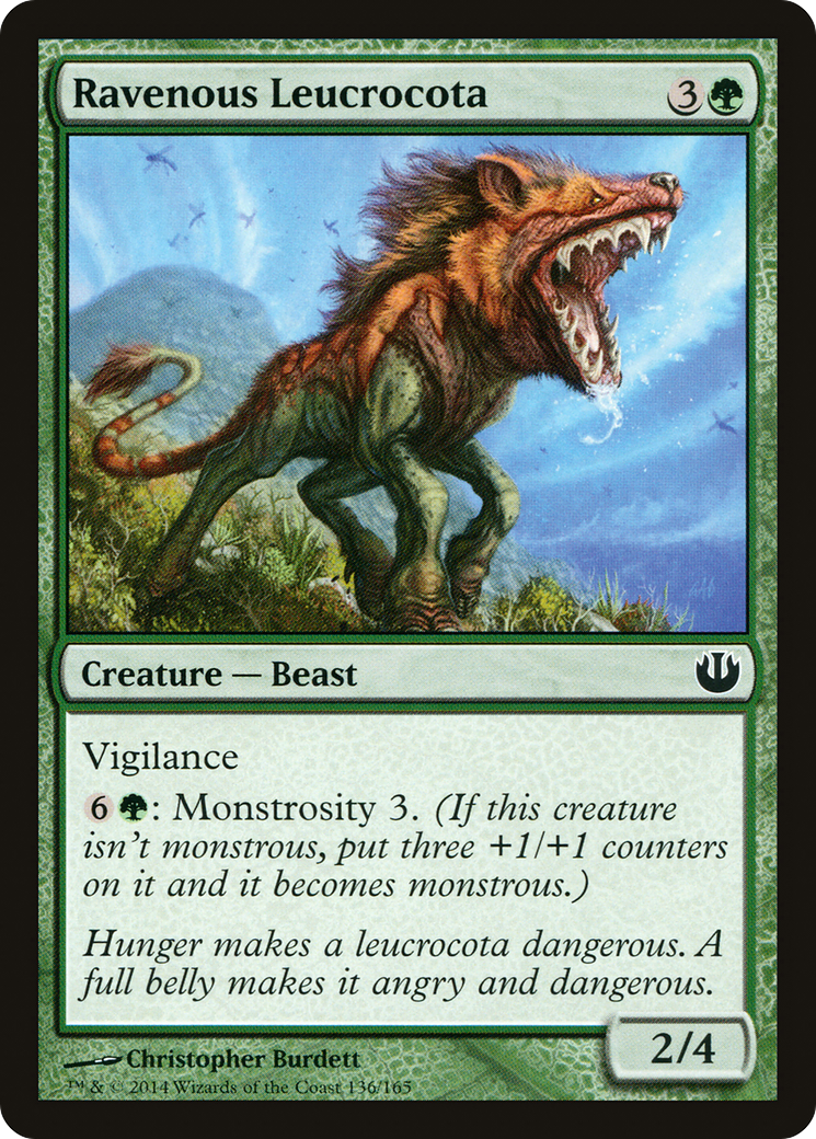 Ravenous Leucrocota [Journey into Nyx]-1