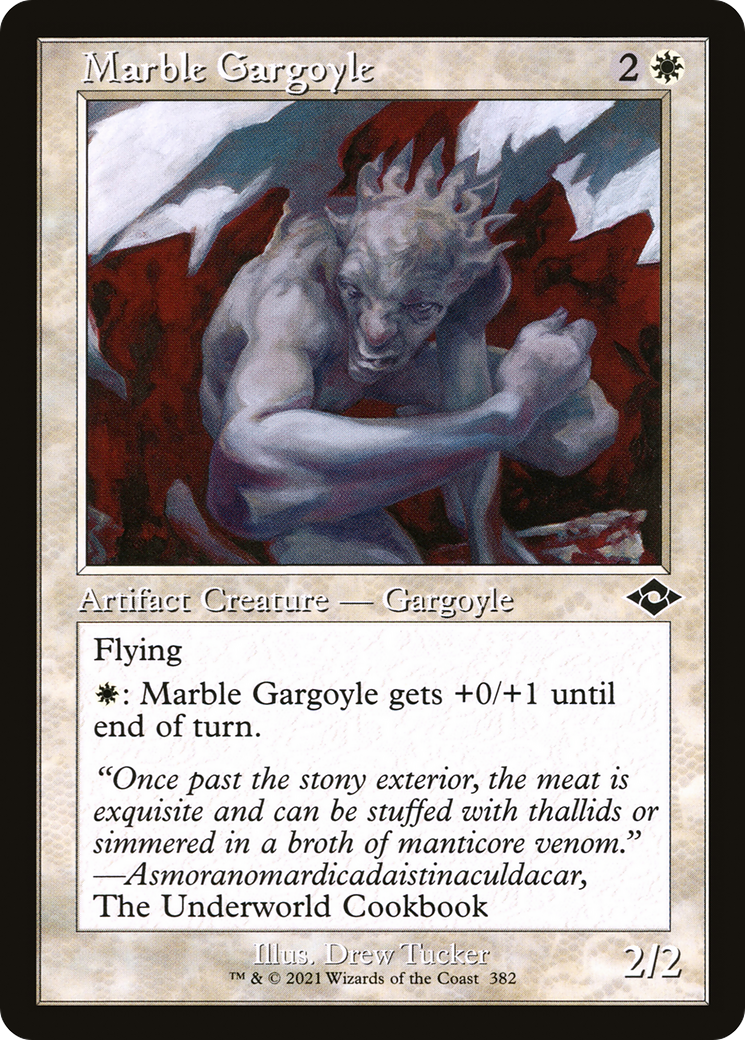 Marble Gargoyle (Retro Frame) (MH2-382) - Modern Horizons 2 Etched Foil-1