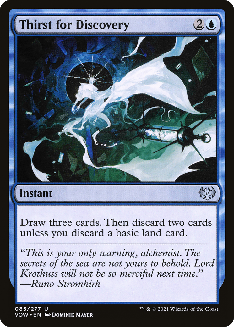 Thirst for Discovery (VOW-085) - Innistrad: Crimson Vow Foil-1