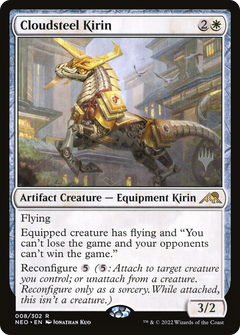 Cloudsteel Kirin (Promo Pack) [Kamigawa: Neon Dynasty Promos]-1