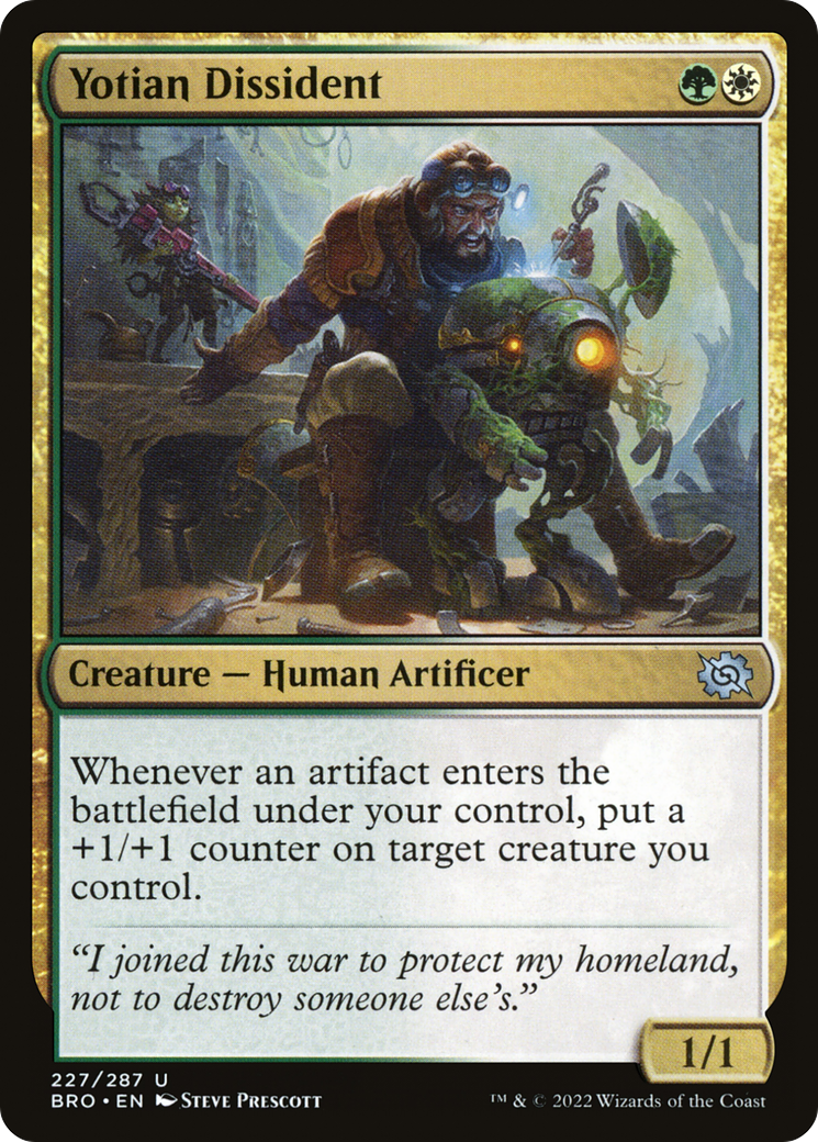 Yotian Dissident (BRO-227) - The Brothers' War Foil-1
