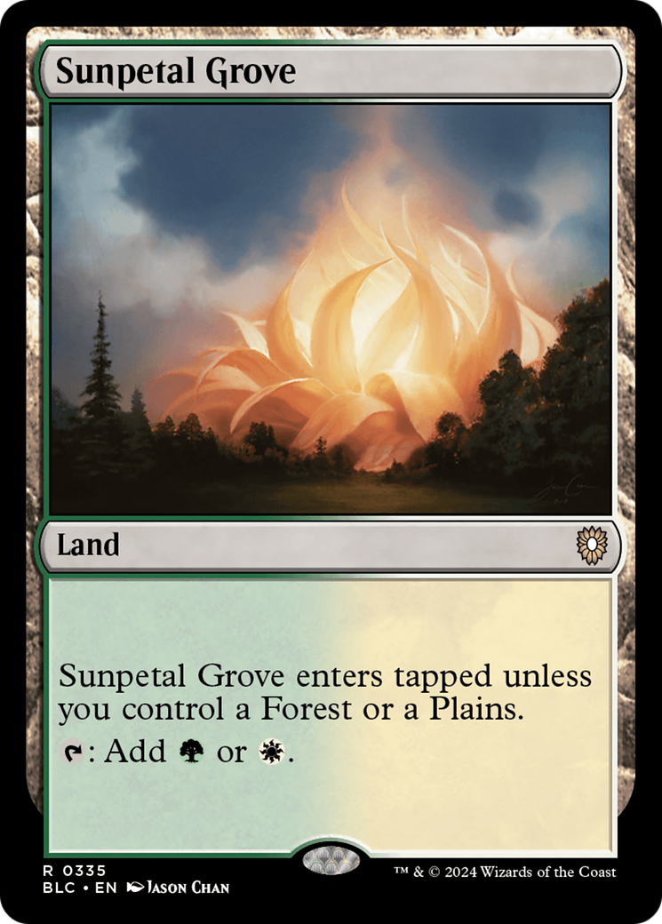 Sunpetal Grove [Bloomburrow Commander]-1