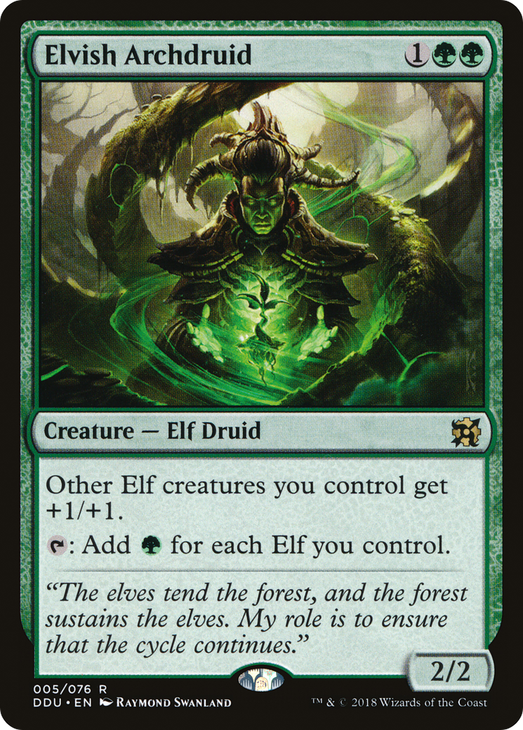 Elvish Archdruid [Duel Decks: Elves vs. Inventors]-1