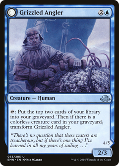 Grizzled Angler // Grisly Anglerfish [Eldritch Moon]-3