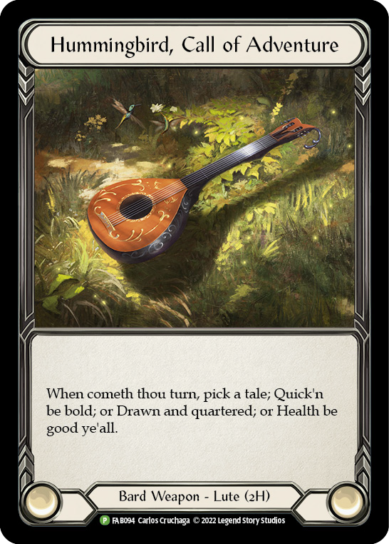 Hummingbird, Call of Adventure [FAB094] (Promo)  Cold Foil-1