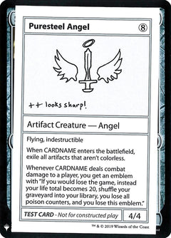 Puresteel Angel [Mystery Booster Playtest Cards]-1