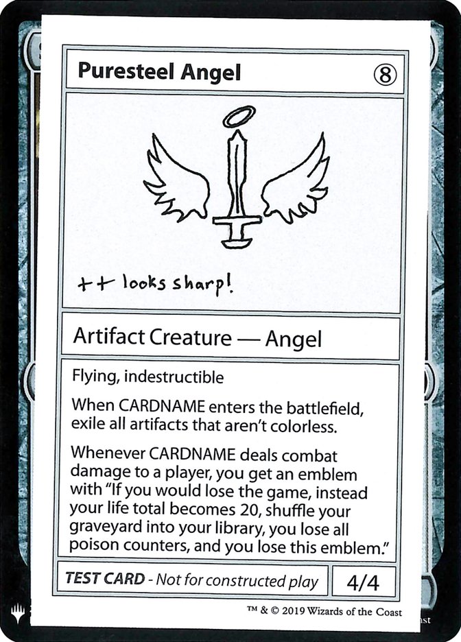Puresteel Angel [Mystery Booster Playtest Cards]-1
