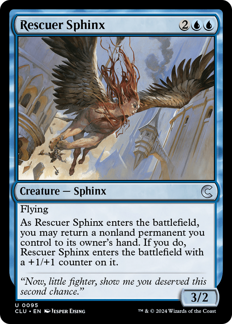 Rescuer Sphinx [Ravnica: Clue Edition]-1
