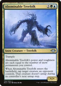 Abominable Treefolk [Modern Horizons]-1