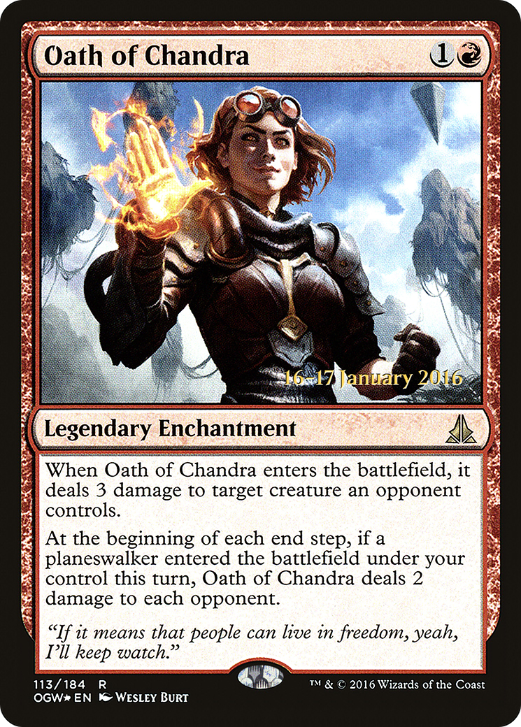 Oath of Chandra [Oath of the Gatewatch Prerelease Promos]-1