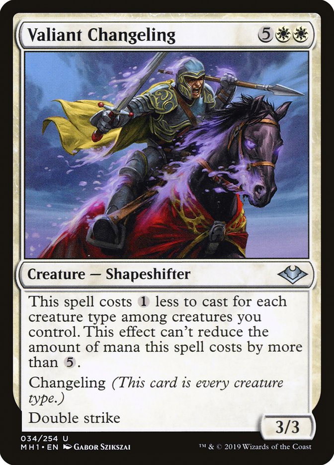 Valiant Changeling [Modern Horizons]-1