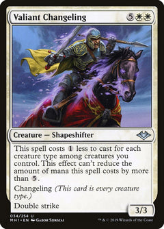Valiant Changeling [Modern Horizons]-1