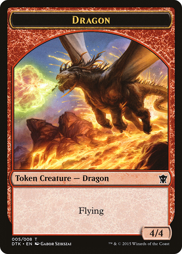 Dragon Token [Dragons of Tarkir Tokens]-1