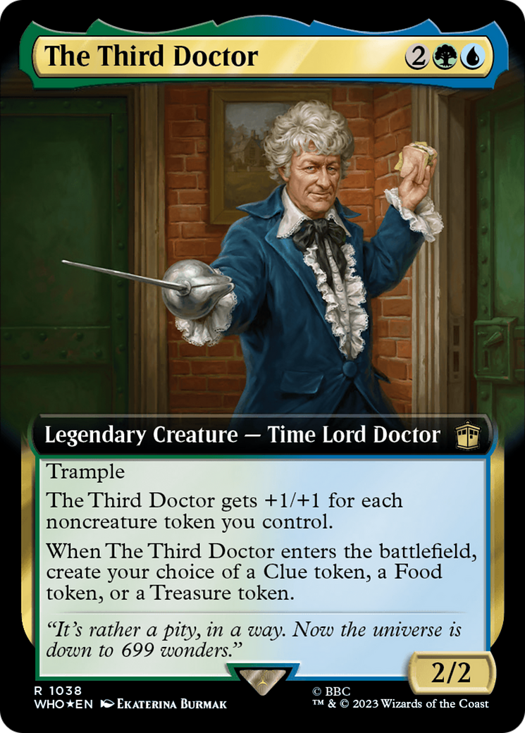 The Third Doctor (Extended Art) (Surge Foil) [Doctor Who]-1