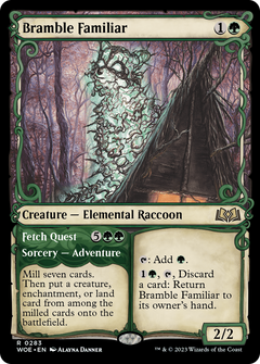 Bramble Familiar // Fetch Quest (Showcase) [Wilds of Eldraine]-1