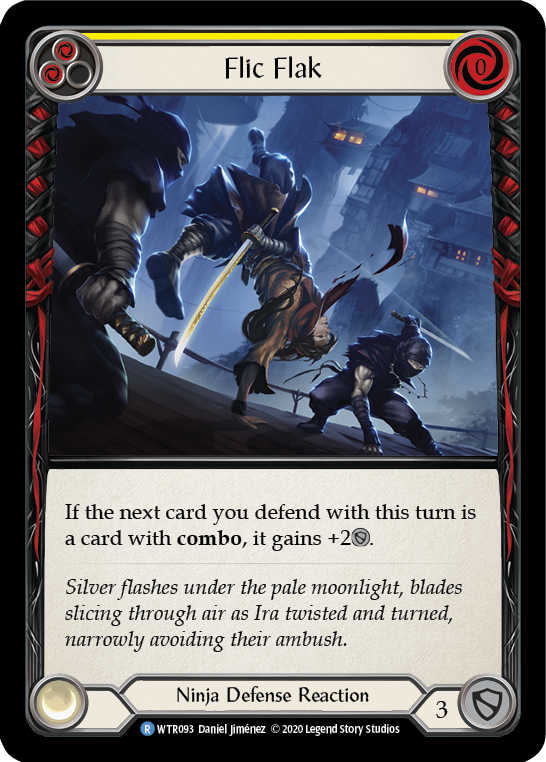 Flic Flak (Yellow) [U-WTR093] (Welcome to Rathe Unlimited)  Unlimited Rainbow Foil-2