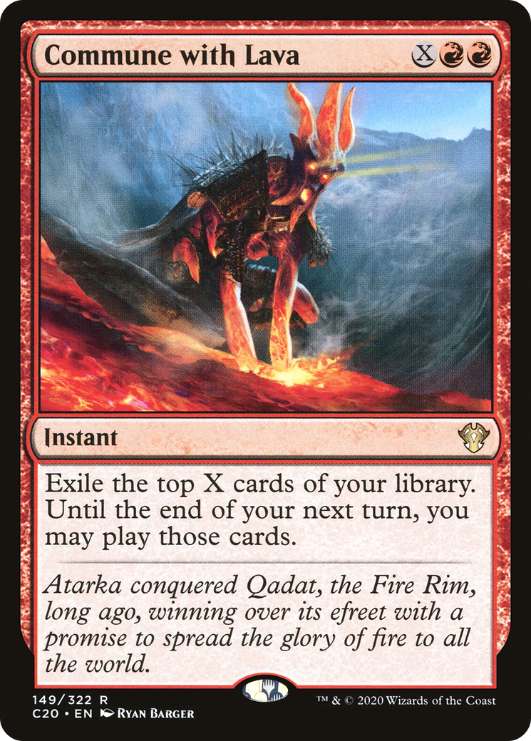 Commune with Lava [Commander 2020]-1