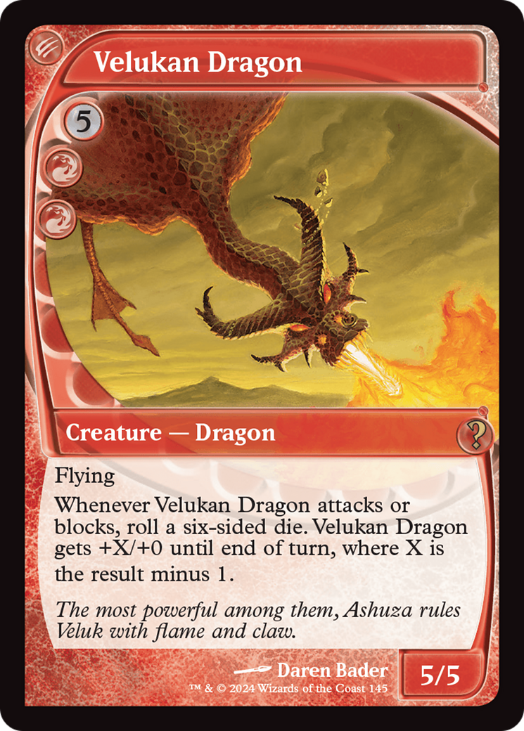 Velukan Dragon (Future Sight) (MB2-145) - Mystery Booster 2 Foil-1