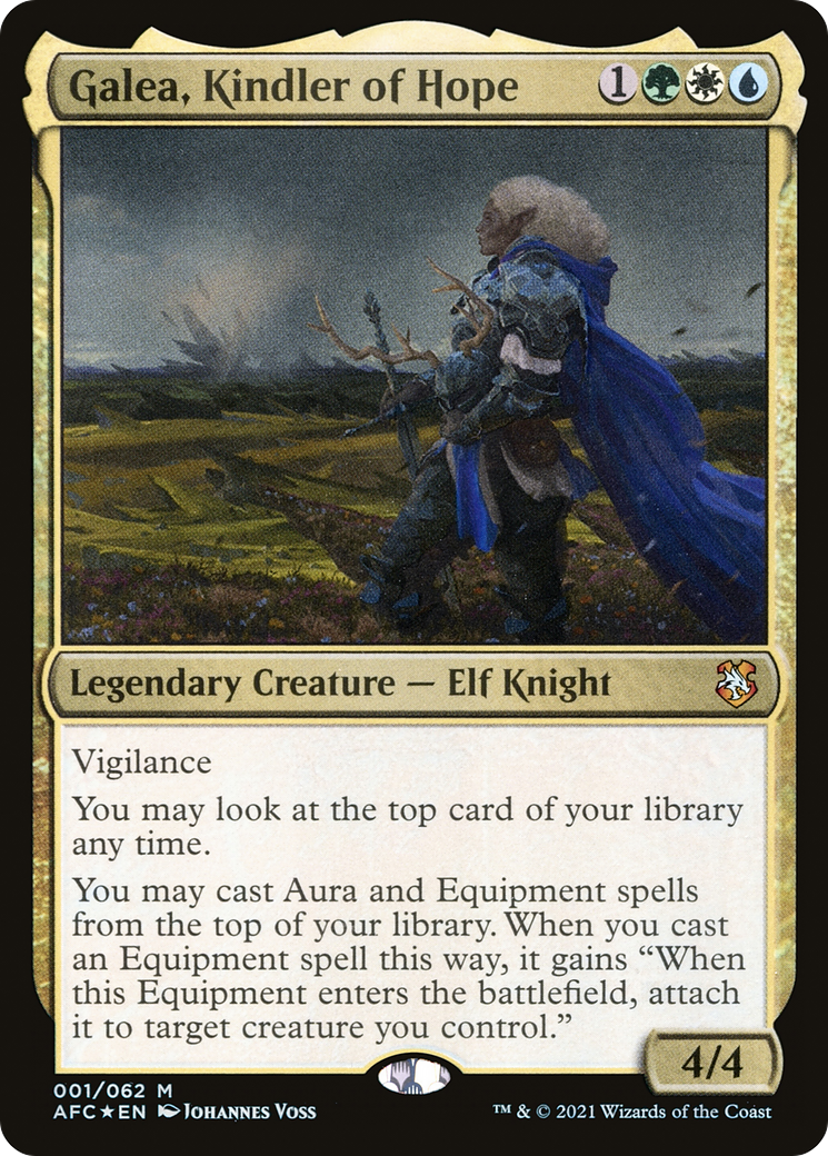 Galea, Kindler of Hope [Dungeons & Dragons: Adventures in the Forgotten Realms Commander]-1