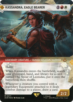 Kassandra, Eagle Bearer (Showcase) (Textured Foil) [Assassin's Creed]-1