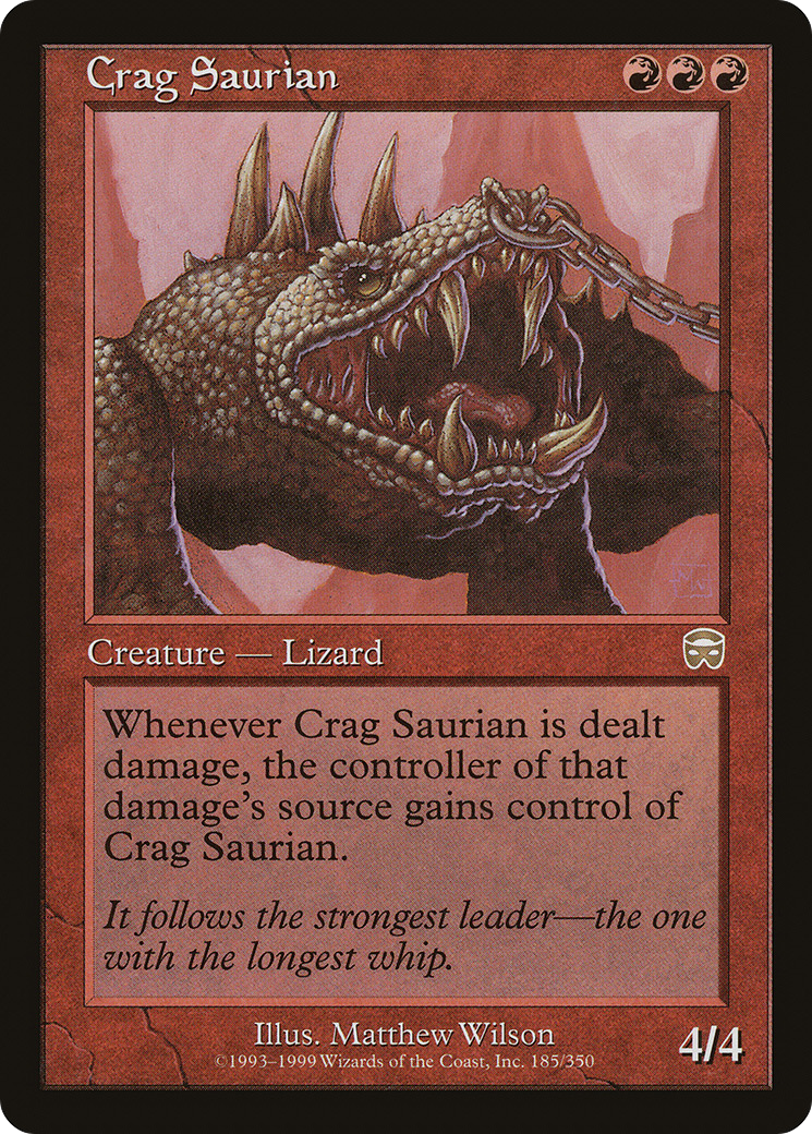 Crag Saurian [Mercadian Masques]-1