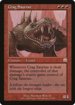 Crag Saurian [Mercadian Masques]-1