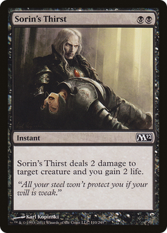Sorin's Thirst [Magic 2012]-1