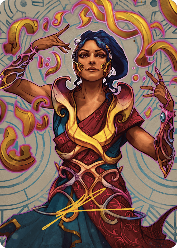 Saheeli, the Sun's Brilliance // Saheeli, the Sun's Brilliance (ALCI-052) - The Lost Caverns of Ixalan Art Series (Borderless)-3