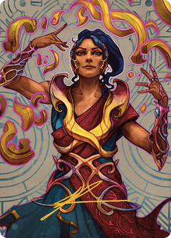 Saheeli, the Sun's Brilliance // Saheeli, the Sun's Brilliance (ALCI-052) - The Lost Caverns of Ixalan Art Series (Borderless) Foil-1