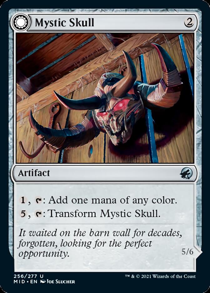 Mystic Skull // Mystic Monstrosity [Innistrad: Midnight Hunt]-1