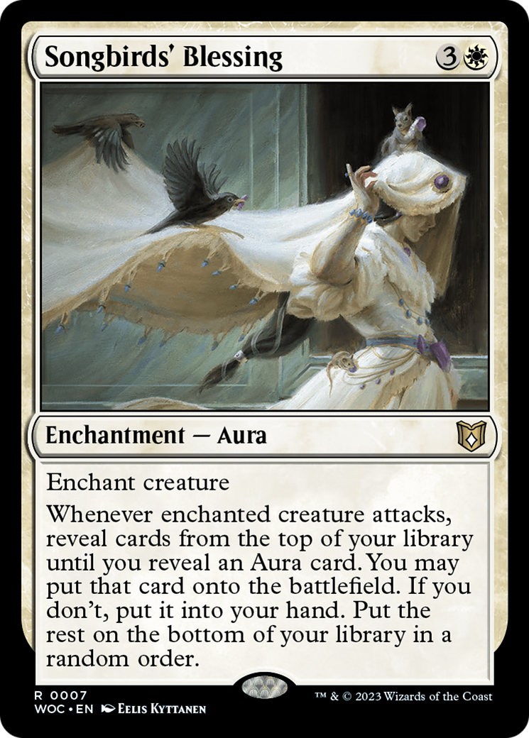 Songbirds' Blessing [Wilds of Eldraine Commander]-1