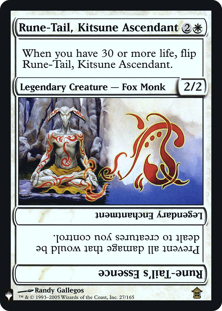 Rune-Tail, Kitsune Ascendant // Rune-Tail's Essence [Mystery Booster]-1