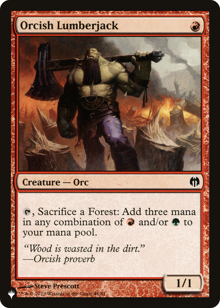 Orcish Lumberjack [The List]-1