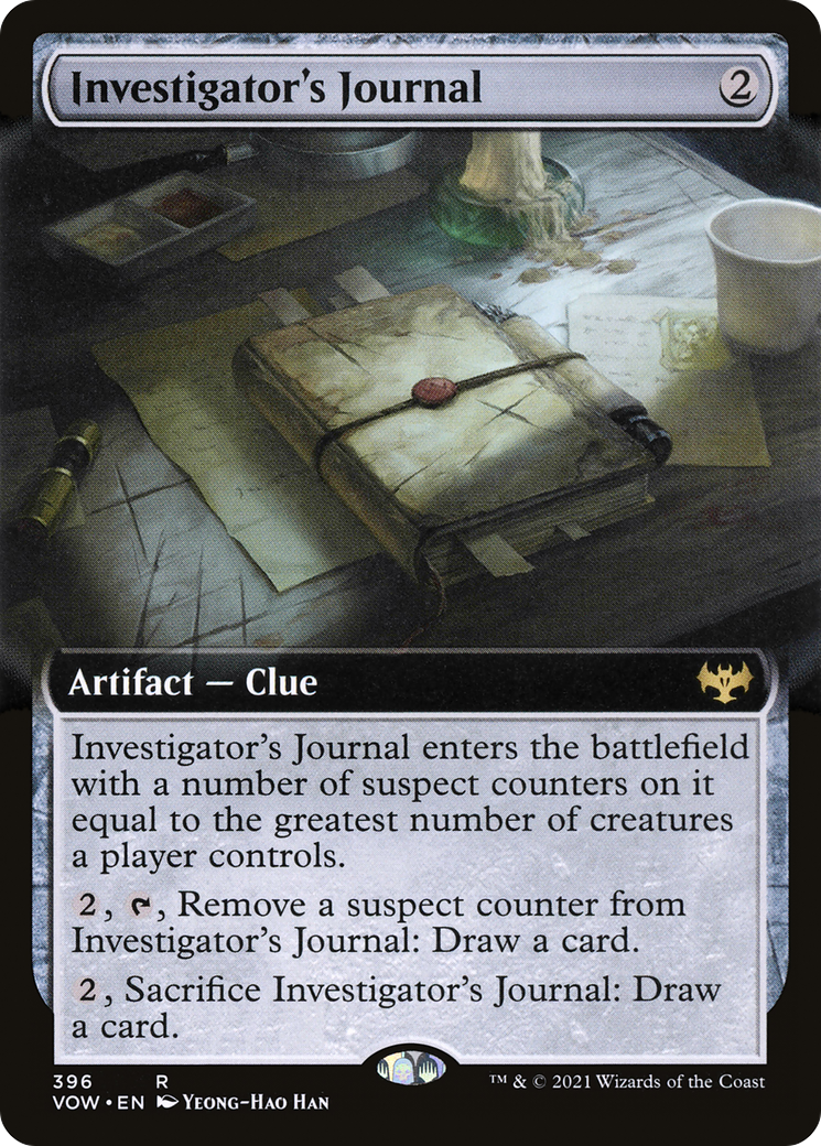 Investigator's Journal (Extended Art) [Innistrad: Crimson Vow]-1