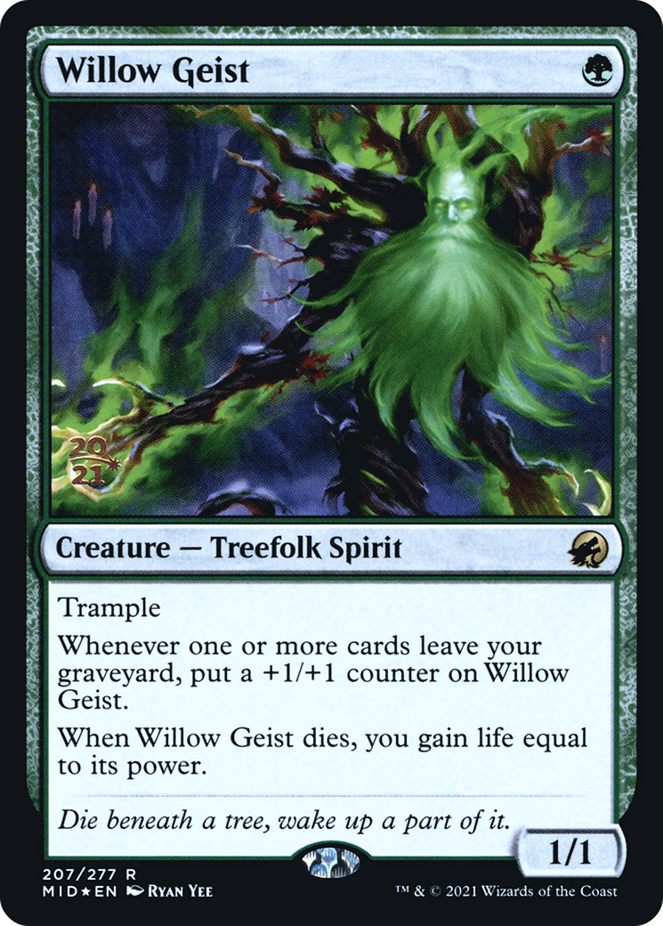 Willow Geist (PRE-207) - Innistrad: Midnight Hunt Promos Foil-1