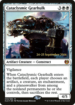 Cataclysmic Gearhulk [Kaladesh Prerelease Promos]-1