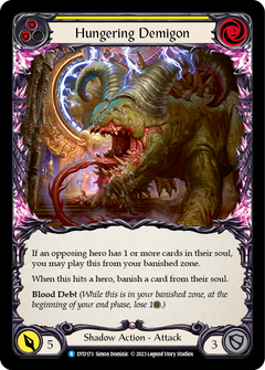 Hungering Demigon (Yellow) [DTD173] (Dusk Till Dawn)  Rainbow Foil-1