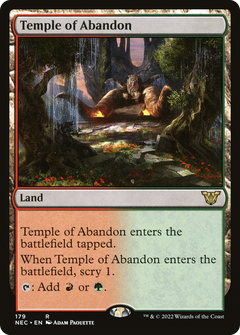 Temple of Abandon [Kamigawa: Neon Dynasty Commander]-1